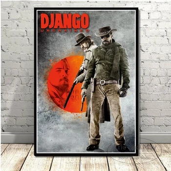 Plakatov In Fotografij Quentin Tarantino Django Unchained, Klasičen Film, Film, Umetnost, Slikarstvo Stenske Slike Za Dnevni Sobi Doma Dekor