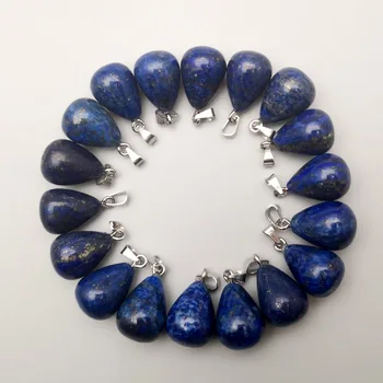 Moda Lapis lazuli naravni kamen, voda, Ogrlico, Obesek za Nakit, izdelava Čar accessories36pcs trgovini Dobra kvaliteta