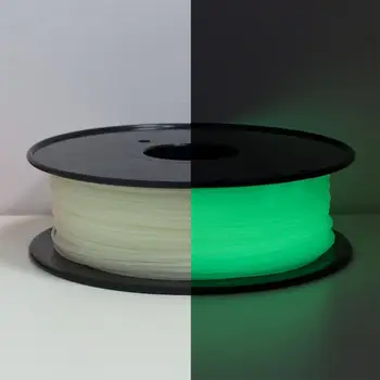 Geeetech 1.75 mm PLA Sijoča Modra Svetleča Zelena Halloween Svetilnosti Žarnice PLA 1 kg/Roll Sveti Zeleno Za 3D Tiskalnik