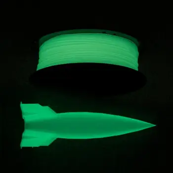 Geeetech 1.75 mm PLA Sijoča Modra Svetleča Zelena Halloween Svetilnosti Žarnice PLA 1 kg/Roll Sveti Zeleno Za 3D Tiskalnik