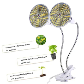 Novo 290 LED Grow light Rastlin, rastlinskih cultivo raste Celoten Spekter Toplogrednih Hydro sončni svetlobi Ffs Lučka Cvet v zaprtih prostorih