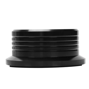 Univerzalni 50/60Hz Lp Vinil Zapis o Disc Gramofon Stabilizator Objemka Aluminij Teža Objemka S Test Hitrosti Mehurček(Black)