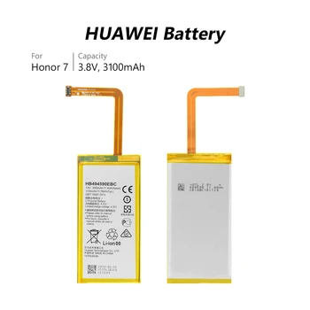 Nov Original YCDC 3100mAh Baterije HB494590EBC Za Huawei Honor 7 PLK-L01/UL00/AL10/TL01H + Orodja