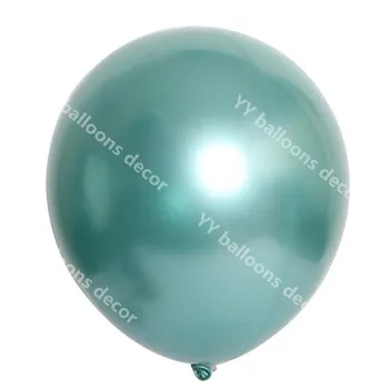 Baloni Garland za Vgradnjo DIY Macaron Tiffany Modra, Zelena Kovinski Chrome Globals Balon Garland Poroko Posla 21 Rojstni dan Dekor