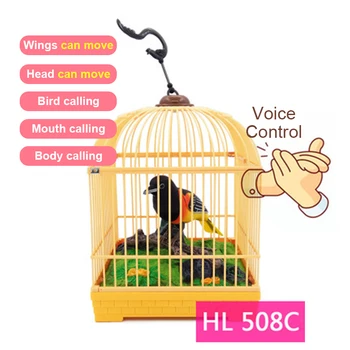 Zvok In Glas, Nadzora Stimulacije Indukcijske Kletko Ptičje Kletke, Zvok Električnih Ptica Jjeza Igrača Vrt Zaslon otroške Igrače Darila