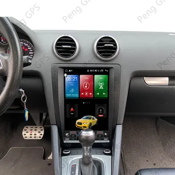 Za Audi A3 8P S3 Android radio 2003 2010 2011- 2013 Avto Multimedijski Predvajalnik PX6 tesla Stereo Audio (Stereo zvok autoradio GPS Navi Vodja enote