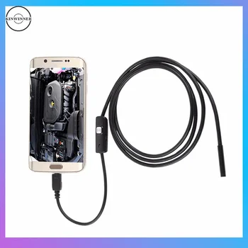 5.5 mm HD Endoskop Kamera, Primerna Za Android PC Prenosni IP67 Nepremočljiva MiniUSB Pregled Ogledalo, Svetlost Nastavljiva