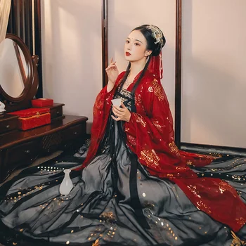 Tradicionalni Ples Kostum Hanfu Ženske Kitajski Folk Obleko Folk Festival, Rave Obleko Pevcev Uspešnosti Oblačila 3 Kos DCC205