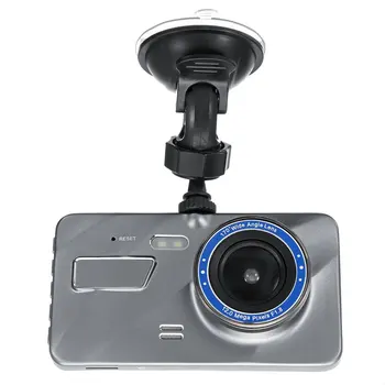 4 Cm Avto DVR Dash Kamero Pogled od Zadaj Dual Camera 1080P Video Celoten Cikel Snemanja Noč G-senzor Širokim Kotom 170
