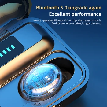 F9-5C TWS Digitalni Bluetooth 5.0 Brezžični 9D za Stereo Slušalke za Telefone