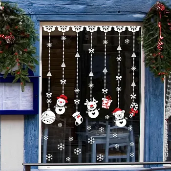Clasic Visi Darilo Snežaka, Božič okno nalepke PVC Božič dom steno nazaj tleh lepljenje nalepk spusti ladje, prodaja