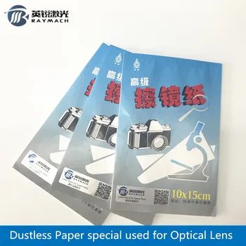 Optične leče čiščenje papirja vlaknin laserski rezalni stroj ogledalo čiščenje papir ostrenje objektiva dustless papir laser objektiv čiščenje krpo