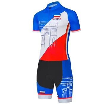2020 pro team de france kolesarjenje Skinsuit enem kosu jumpsuit Cestne Dirke Skinsuit Kolo Jersey 9D triatlon maillot ciclismo