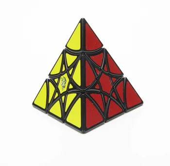 LanLan Ukrivljenih hexagram 3x3 Piramida Magic Cube 3x3x3 cubo magico izobraževalne igrače za otroke neo Hitrost Puzzle strokovno