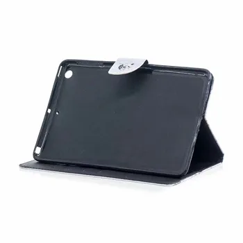 Risanka Samorog Mačka Kuža Ohišje Za iPad Mini2 Primeru Magnet Smart Cover Zložljiva Primeru Funda Za Mini Primeru iPad Mini 1 2 3