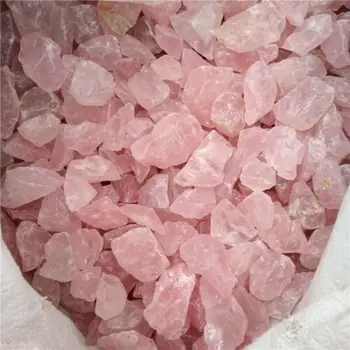 200 g Naravnih Rose Quartz Crystal Padle Večino Kamni Zdravljenje Grobo Kamni
