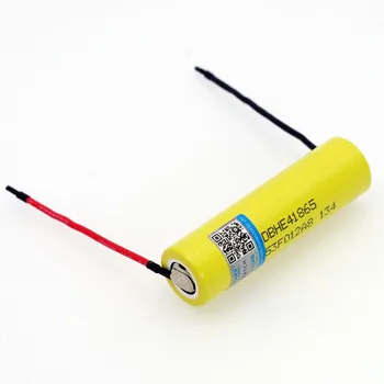4pcs VariCore Za HE4 2500mAh Li-lon Baterij 18650 3,7 V Moči baterije za ponovno Polnjenje 20A praznjenje +DIY silikagel Kabel