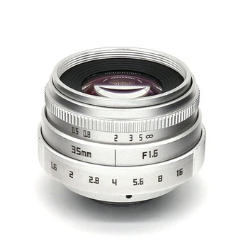35 mm F1.6 C Mount Kamera, Objektiv s Adapter Ring za Fujifilm X-E2 / X-E1 / X-Pro1 / X-M1 / X-A2 / X-A1 / X-T1