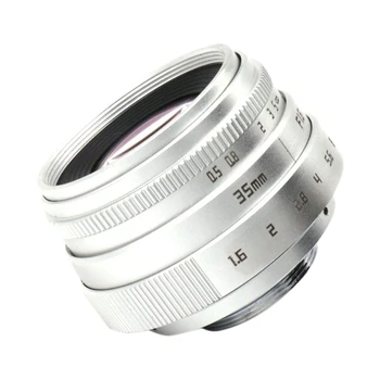 35 mm F1.6 C Mount Kamera, Objektiv s Adapter Ring za Fujifilm X-E2 / X-E1 / X-Pro1 / X-M1 / X-A2 / X-A1 / X-T1