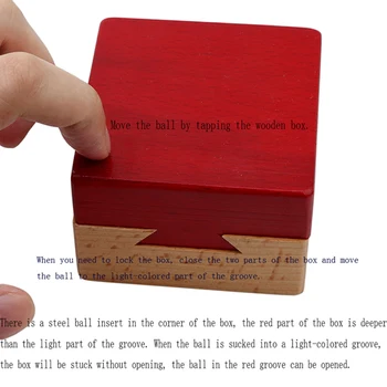 Visokokakovostne Lesene Magic Box Puzzle Igra Luban Zaklepanje Za Otroke In Odrasle, Izobraževalne Igrače Možganov Teaser Igre
