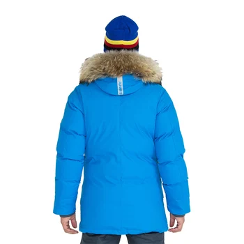 TEČE REKA blagovne Znamke Zimske Moške Hooded Pohodništvo & Camping Dol Jopiči 3 Barve Velikosti 6 Visoke Kakovosti Toplo Zunanjo Jakno #D5139