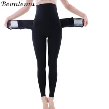 Beonlema Shapewear Noge Oblikovalec Hlače Ženske Trebuh Oblikovanje Noge Modeliranje Dolgo Nadzor Spodnje hlače Pas grelni Trakovi Telo Oblikovalec 3XL