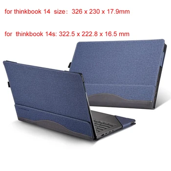Ohišje Za Lenovo Thinkbook 14-IIL 14 IML 14s IWL 2019 2021 Laptop Rokav Snemljiv Pokrov Prenosnika Meri Torba Pen Darilo