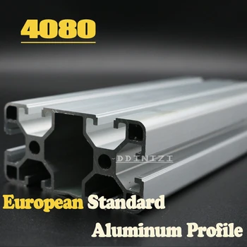 CNC 3D Tiskalnik Deli Evropski Standard Eloksiran Linearni Železniškega Aluminij Profil Ekstrudiranje 4080 za DIY 3D tiskalnik