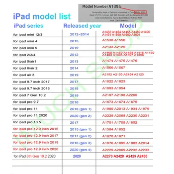 Marmor Ohišje za iPad Pro 11 9.7 10.5 Za 12,9 Palčni 2017 2018 2020 Trifold Stojalo Smart Tablet Kritje velja za iPad Zraka 4 3 Mini 4 5