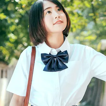 2 KOS / VELIKO JK Japonska šolarka, mornar šolsko uniformo Čiste barve Lok Kravato( 9 barvo Celotne prodaje)