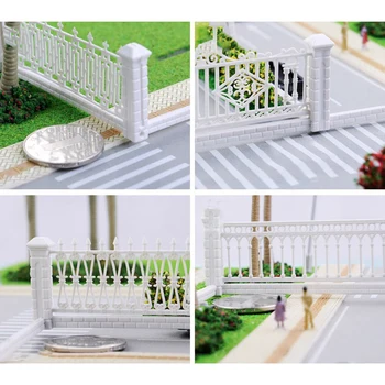 1:100 obsegu Model vlak železniško gradbeno ograjo steno vrt dom dekoracija za vojaške guardrail sandbox