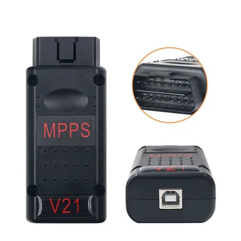 2020 Novo MPPS V21 OBD2 ECU Chip Tuning Vmesnik MPPS V18 V21 Za EDC15 EDC16 EDC17 MED17 Flash Kontrolna Avto Diagnostiko Kabel