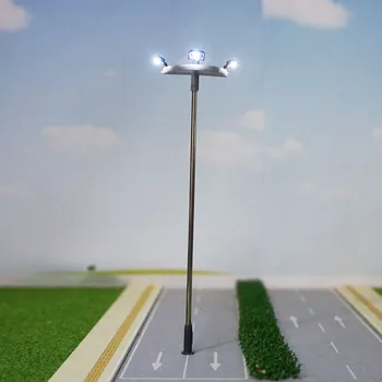 5pcs 1:100 Obsegu Model Luči luči za DIY Miniaturni Postavitev Ulica Pesek Tabela Scene Opremo
