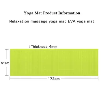 Barvita Udoben EVA Fitnes Mat Non-Slip Joga Pilat Pad 173*55 cm