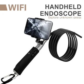 F110 WIFI Ročni Endoskop 8 mm 8LED 3m kača Trdi Kabel Nepremočljiva borescope Android, IOS Endoscopio Pregledovalna Kamera šatulji