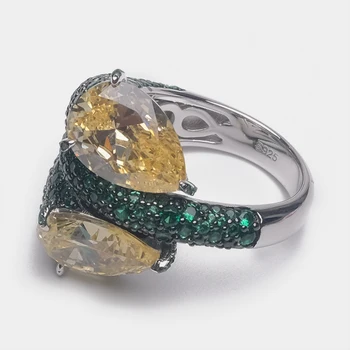 Amorita boutique Nezakonitih barvno ujemanje modela modni prstan