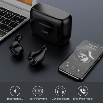 Cowin NL-02 Bluetooth 5.0 Slušalke TWS Res Brezžične Slušalke Blutooth HD Stereo Slušalke Športne Čepkov Gaming Slušalke, Telefon