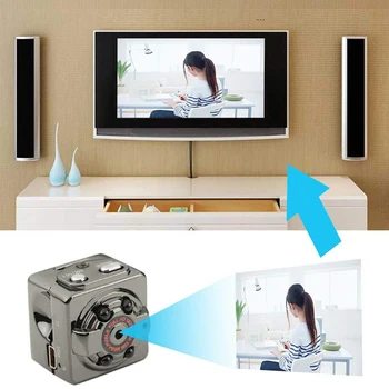 SQ8 Smart 1080p HD Mala Skrivnost Mikro Mini Fotoaparat, Video Kamera Noč Brezžični Telo DVR DV Drobne Minicamera Microchamber