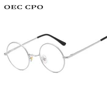 Krog Jasno, Leče Očala Ženske Računalnik Očala Moških Okviri Anti Modra Svetloba Očala Proti Bleščanju Očala Kovinski Okvir