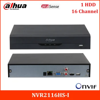 Dahua 4K 16CH NVR NVR2116HS-I Smart H. 264 H265 Podporo Zaznavanje Obraza in SMD Plus ONVIF RTSP WizSense Omrežja, Video Snemalnik