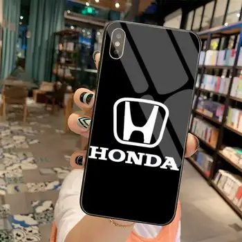Honda avto logotip Mehke Gume Telefon Kritje Kaljeno Steklo Za iPhone 11 XR Pro XS MAX 8 X 7 6S 6 Plus SE 2020 primeru