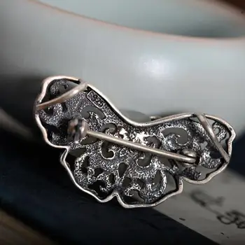 Original oblikovalec izdelave metulj obliko broška obesek Kitajski retro slogu edinstven čar blagovne znamke srebrni nakit