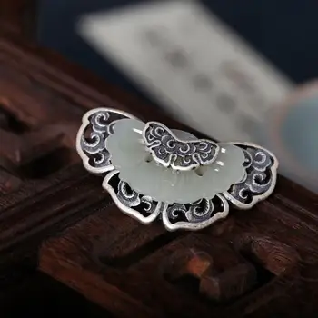Original oblikovalec izdelave metulj obliko broška obesek Kitajski retro slogu edinstven čar blagovne znamke srebrni nakit