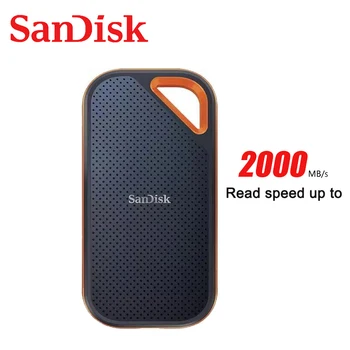 SanDisk ssd E81 1TB Extreme PRO Prenosni Zunanji SSD 2TB NVMe Visoko Preberite Hitrosti Do 2000MB/s USB 3.1 Tip-A/C