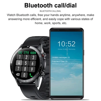 LIGE 2021 Novo Pametno Gledati Moške Bluetooth Klic Srčni utrip Športna Zapestnica Pametna Ura Nepremočljiva Smartwatch Ženske Za Android iOS