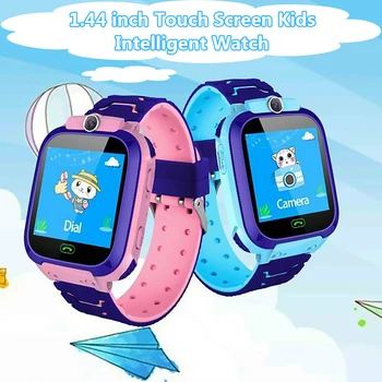 V12 Otroci Smartwatch Nepremočljiva Telefonski Klic Watch SOS Anti Izgubil Tracker Pametno Gledati za Darilo Otrok