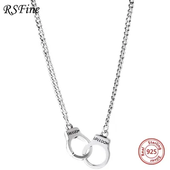 Lisic ogrlica 925 sterling silver za ženske preprosto hladen veter clavicle verige moda darilo Fine nakit trgovini