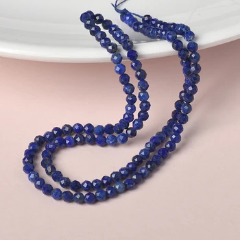 Sapphire blue rezanje kroglice in zmešan s temno black luster Dodaj Rezanje 3 mm-2 mm L a pis Svoboden kroglice