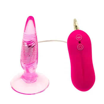 Twister Analni Užitek Močno Vibrira Butt Plug 10 Način Nepremočljiva Vibracije Jelly Analni Vibrator Za Moške In Ženske