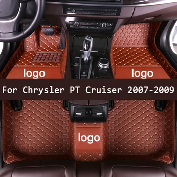 APPDEE usnje Avto predpražnike za Chrysler PT Cruiser 2007 2008 2009 po Meri auto stopalo Blazinice avtomobilska preproga pokrov